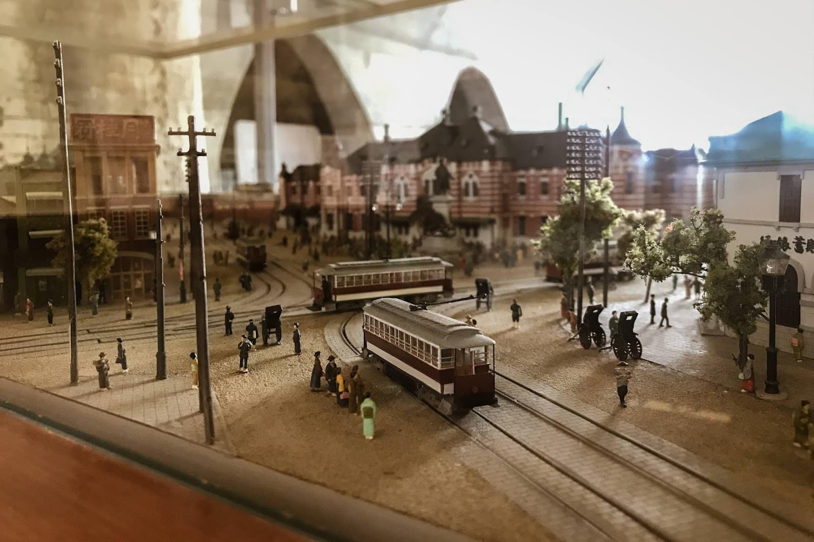 Maqueta de antigua estación de Manseibashi