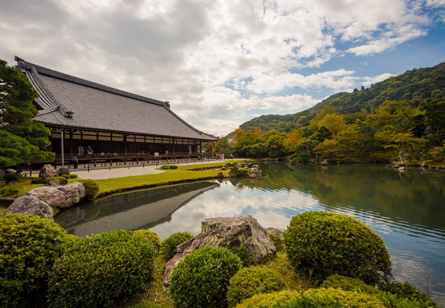 Jardines tradicionales en Kioto
